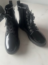 Ladies PAVERS Patent Lace Up