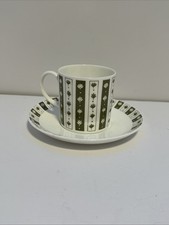 Susie Cooper Wedgwood Neptune Pattern Vintage C2105 Saucer And Teacup