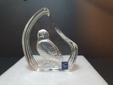 Vintage Crystal Glass Owl