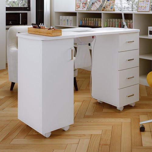 Wood manicure table - wood,