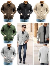 Men's Chunky Knit Cardigan