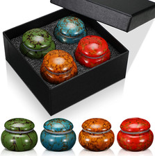 Set of 4 Small Urns for Human