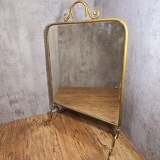 Antique mirror gold brass - gold,
