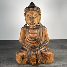 Wooden dhyani mudra buddha - dhyani,