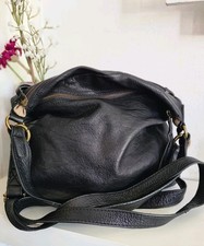 Fat Face Leather Shoulder Bag