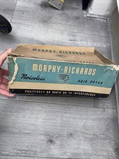 Vintage Morphy Richards Noiseless Hair Dryer in Original Box Instructions (Barry