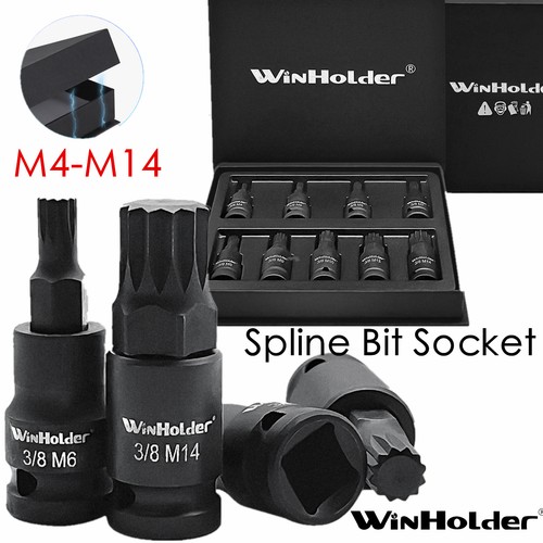 Industrial spline bit sockets - spline,