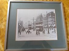 Rare Low Number Limited Edition Arthur Delaney Lithograph Print Manchester 17/80