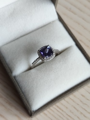 3ct peacock tanzanite - peacock, &