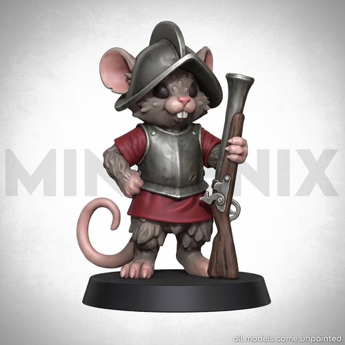 Musket mouse fantasy animal - fantasy,