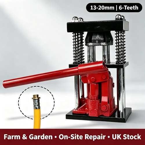 Manual hydraulic hose - hydraulic, crimper