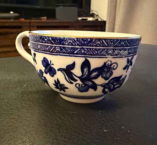 Antique coalport blue white - blue,