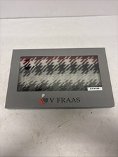 V. Fraas Dog Tooth Scarf Red