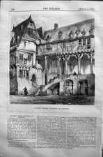 Old Antique Print Exterior