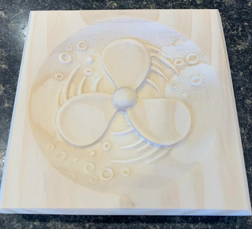 Boat propellor engraving - 2,