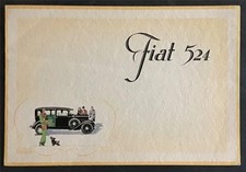 FIAT 524 Car Sales Brochure