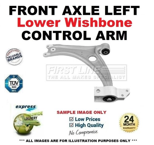 Front axle left - axle, lower