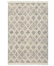 Printed Flatweave Rug Cream