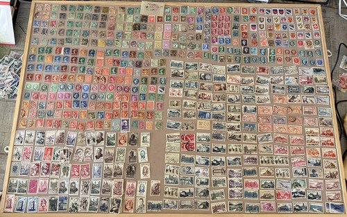Large lot french stamps - large, of