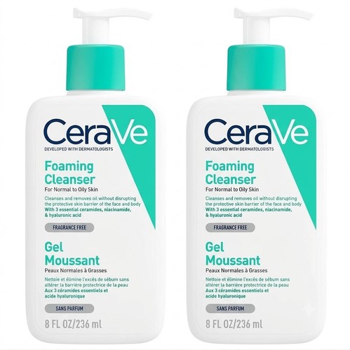 Cerave foaming cleanser - x,