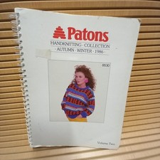 Patons Handknitting Collection Autumn Winter 1986 Vol 2 Knitting Pattern Book
