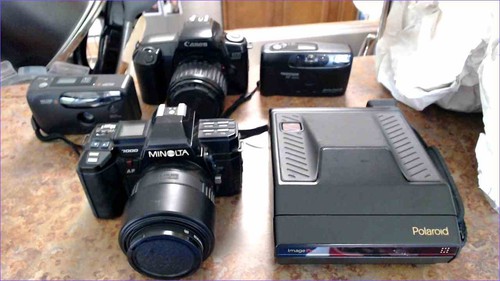 Vintage camera lot - –, canon