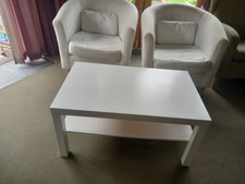 Upholstered Armchair. IKEA Ektorp. Cream.