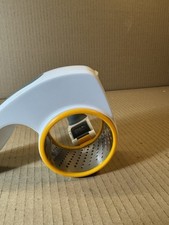 Zyliss All Cheese Rotary Grater with Handle, Stainless Steel/Plastic, White, Gra