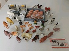 Vintage 1970s Farm Animal Bundle Including Britain's Figures.Good Used Condition