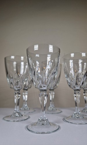 Vintage swirl optic glass - swirl,
