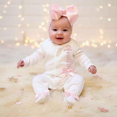 Newborn baby girl babygrow - newborn,