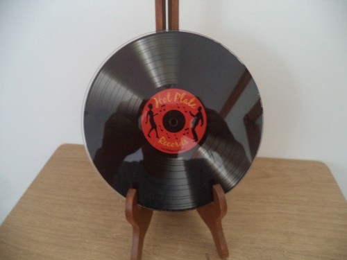 Vintage hot plate records - plate,