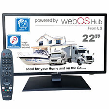 Unispectra® 22" SMART Full HD TV 12V webOS + Magic Remote MOTORHOME CARAVAN BOAT