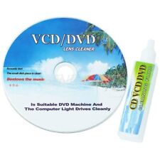 CD/DVD/VCD Head Dirt Cleaner Restore Kit Disc Lens Laser +Cleaning fluid 1 Set
