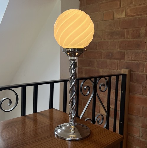 Vintage art deco twist chrome - art,