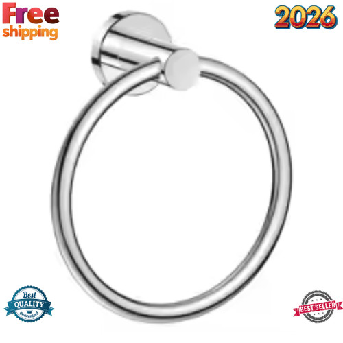 Hand towel ring round holder - round,