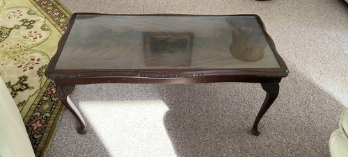 Queen anne style glass top - anne, glass-top