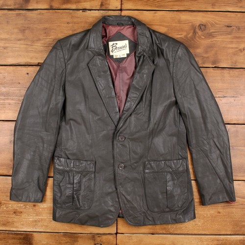 Vintage bermans leather - bermans, blazer