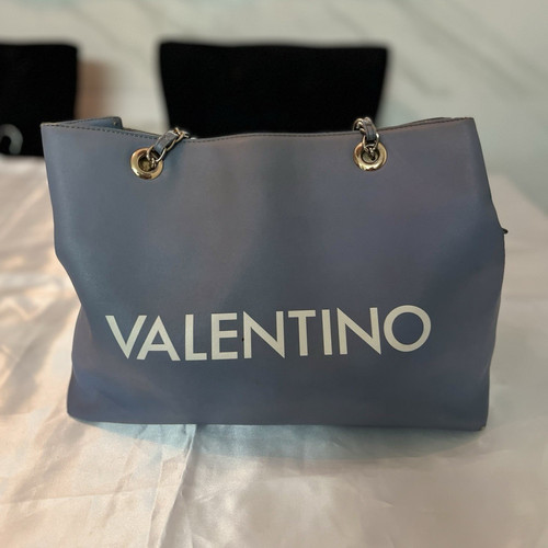 Valentino blue leather - valentino,