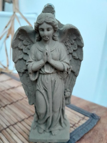 Stone angel woman - stone, at