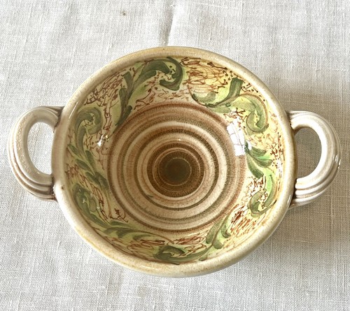 Denby two handled hand painted - denby,