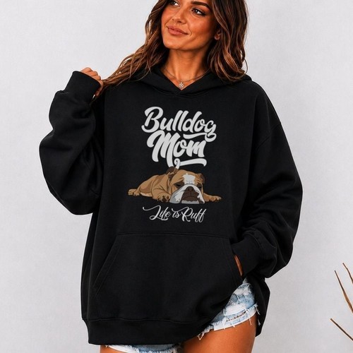 English bulldog hoodie - bulldog,