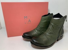 Moda in Pelle Annika Boots Green Ombre Leather UK 6.5 - NEW