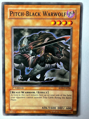 Yugioh pitch black warwolf - pitch-black,