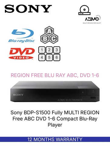 Sony bdp s1500 - bdp-s1500, fully