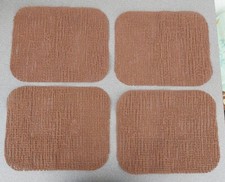 4 x Brown Place Mats Non Slip