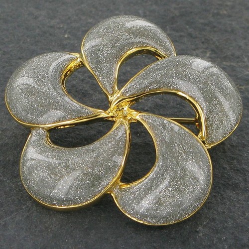 Gold silver brooches 53 - silver,