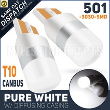 For Honda Civic MK8 FN2 Number Plate Led Xenon Super White Type R Light Bulbs 2x