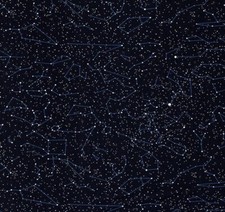Constellation Stars Fabric