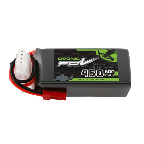 Ovonic 80c 3s 450mah - 11.1v,